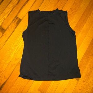 SHEIN Classic Sleeveless Crewneck Tank Top Mid Seam - Black M